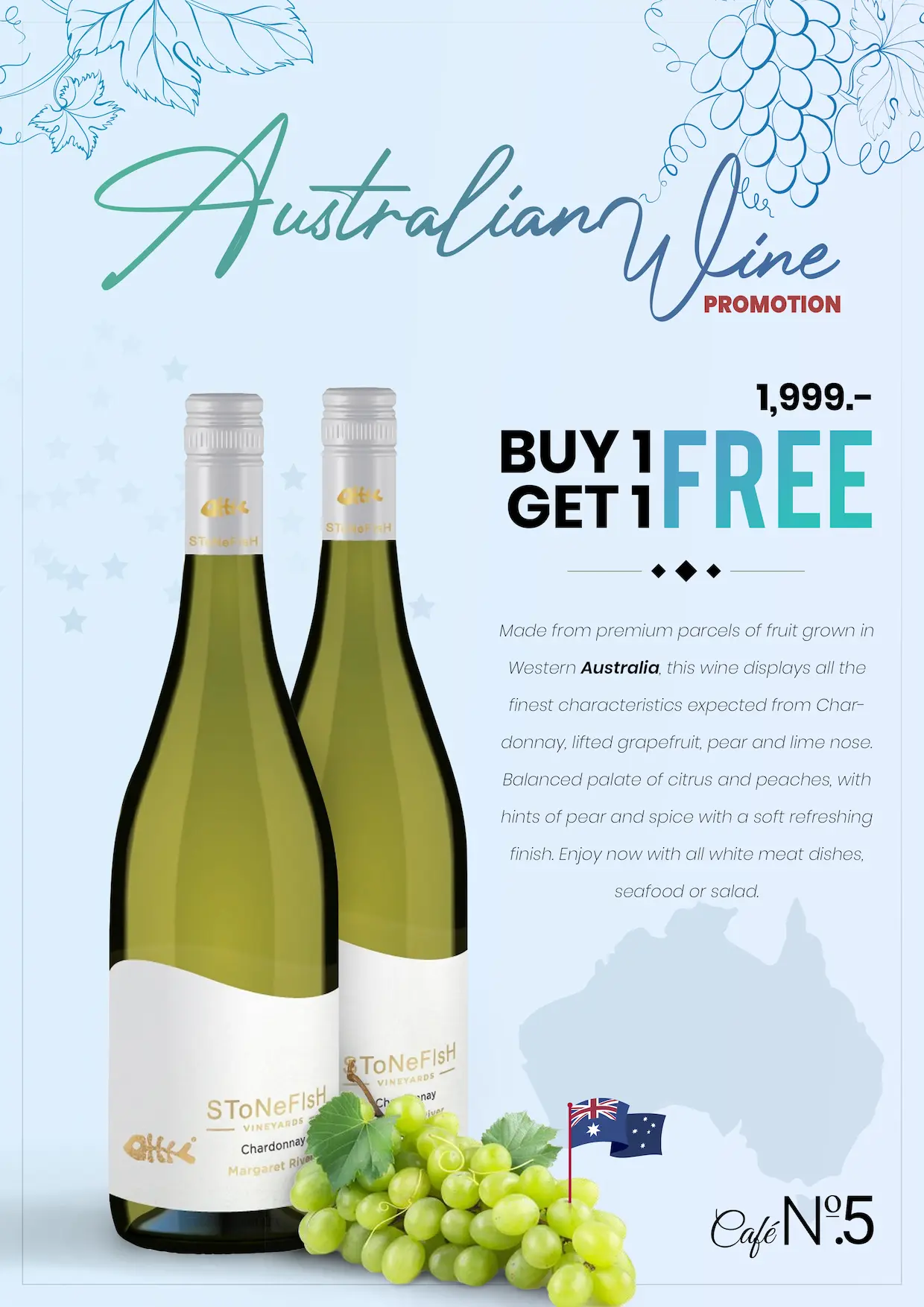 Australian Wine Promotion - Buy 1 Get 1 Free